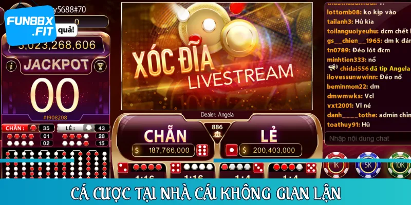 Cá cược trò chơi không gian lận xảy ra