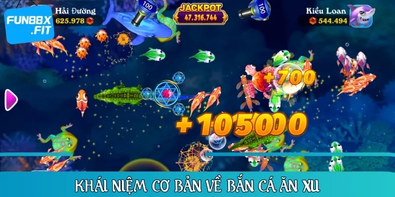 Bắn cá ăn xu là trò chơi giải trí ấn tượng mang đến phần thưởng khủng